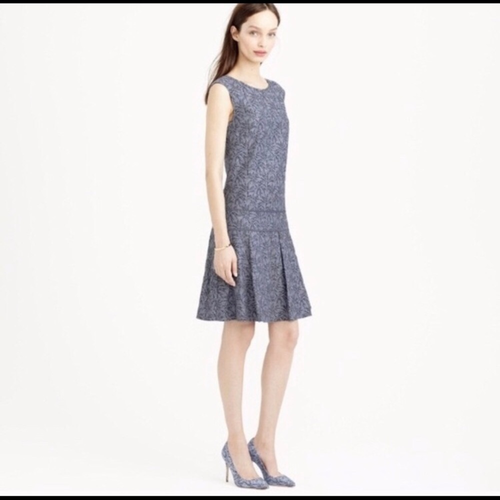 5 for $25 Sale! J. Crew Drop Waist Palm Tree Dress